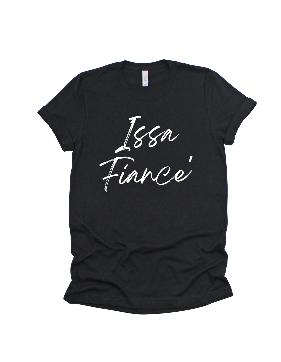 Black Issa Fiancé bridal party adult T-shirt