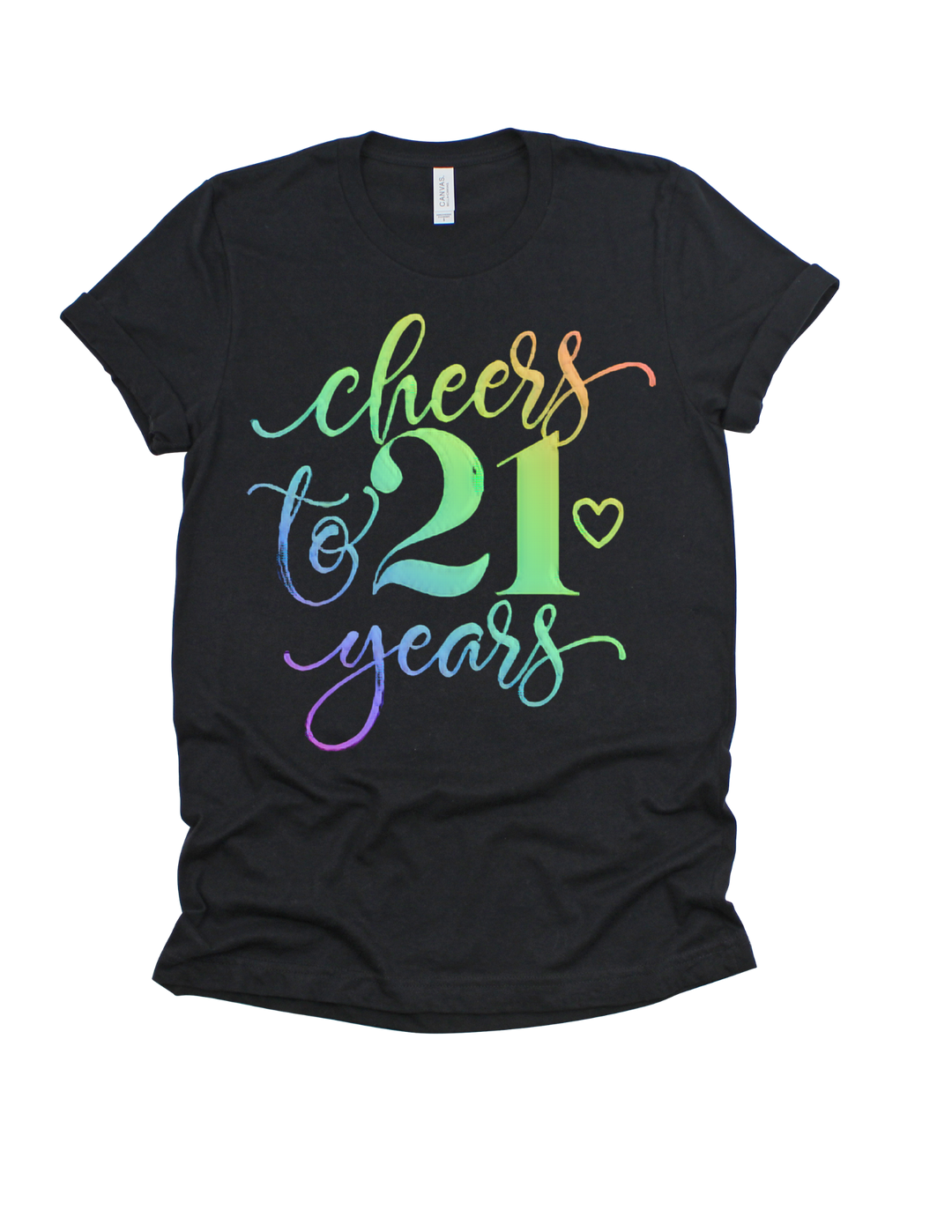 Cheers to 21 Years Birthday T-Shirt