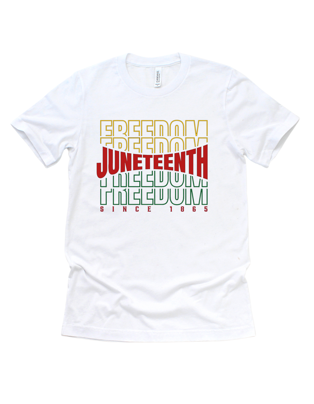 Freedom Repeated Juneteenth T-Shirt – Choose Your Design