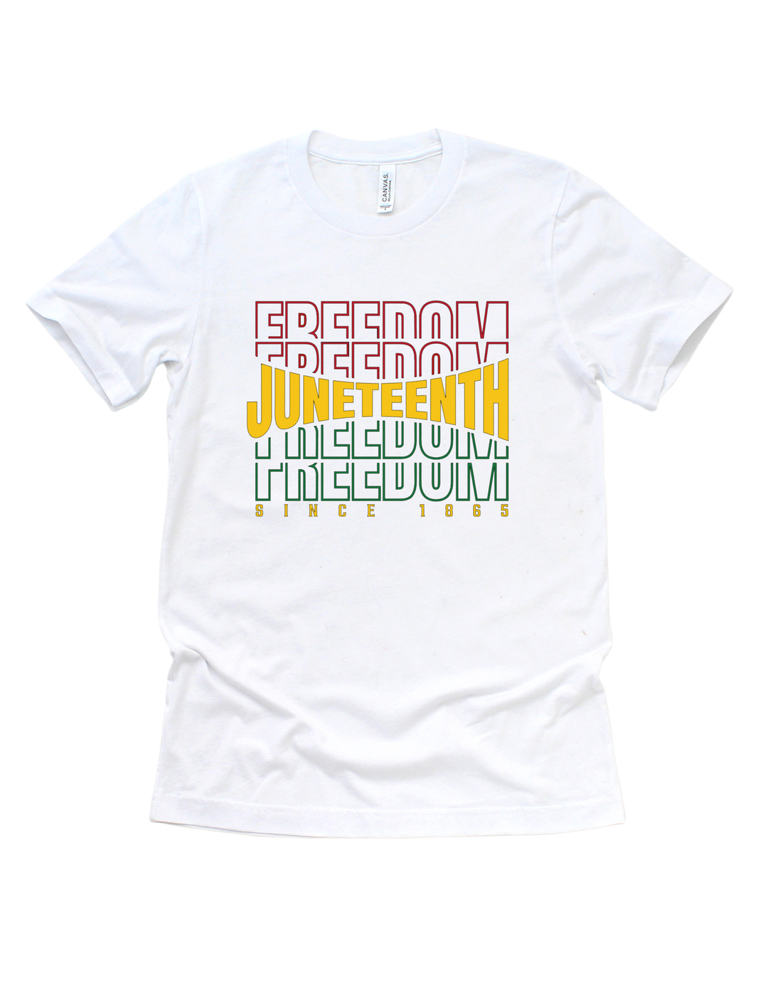 Freedom Repeated Juneteenth T-Shirt – Choose Your Design