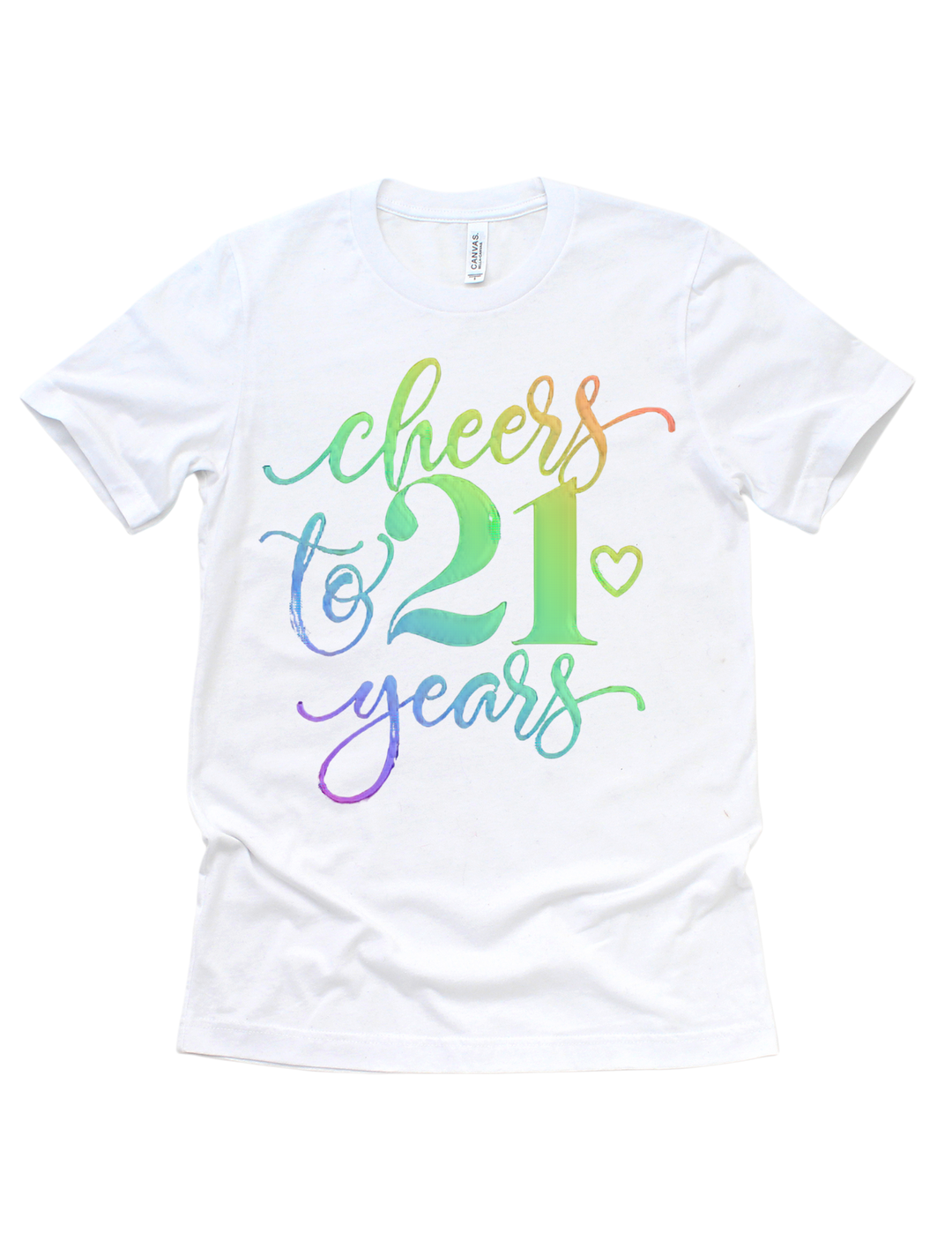 Cheers to 21 Years Birthday T-Shirt