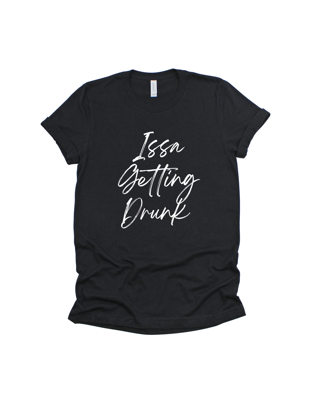 Black Issa Getting Drunk bridal party adult T-shirt