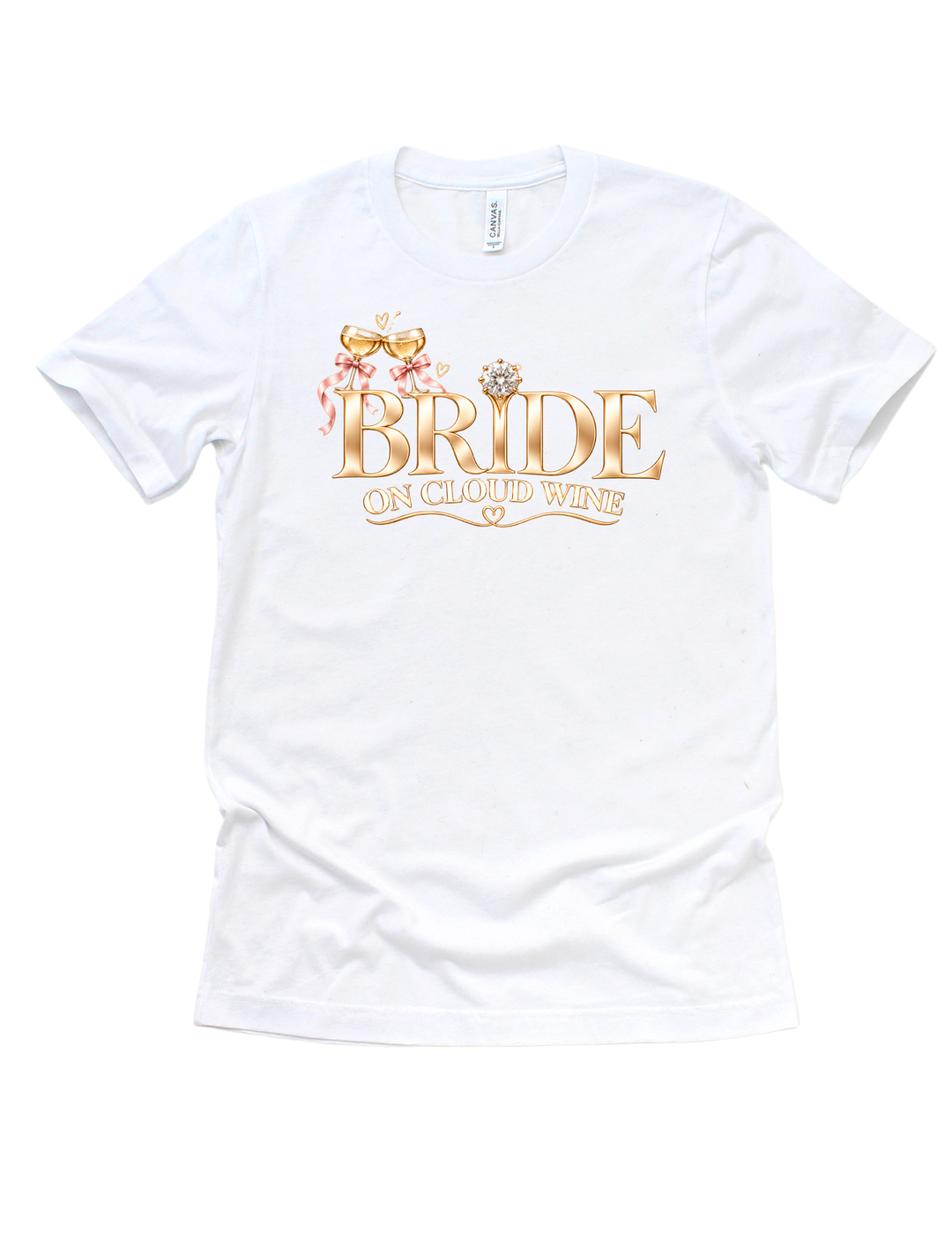 White Bride on Cloud Wine adult T-shirt