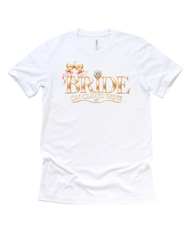 White Bride on Cloud Wine adult T-shirt