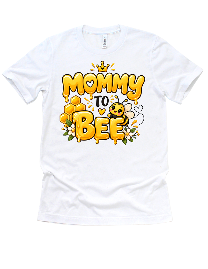 White Mommy to Bee adult T-shirt