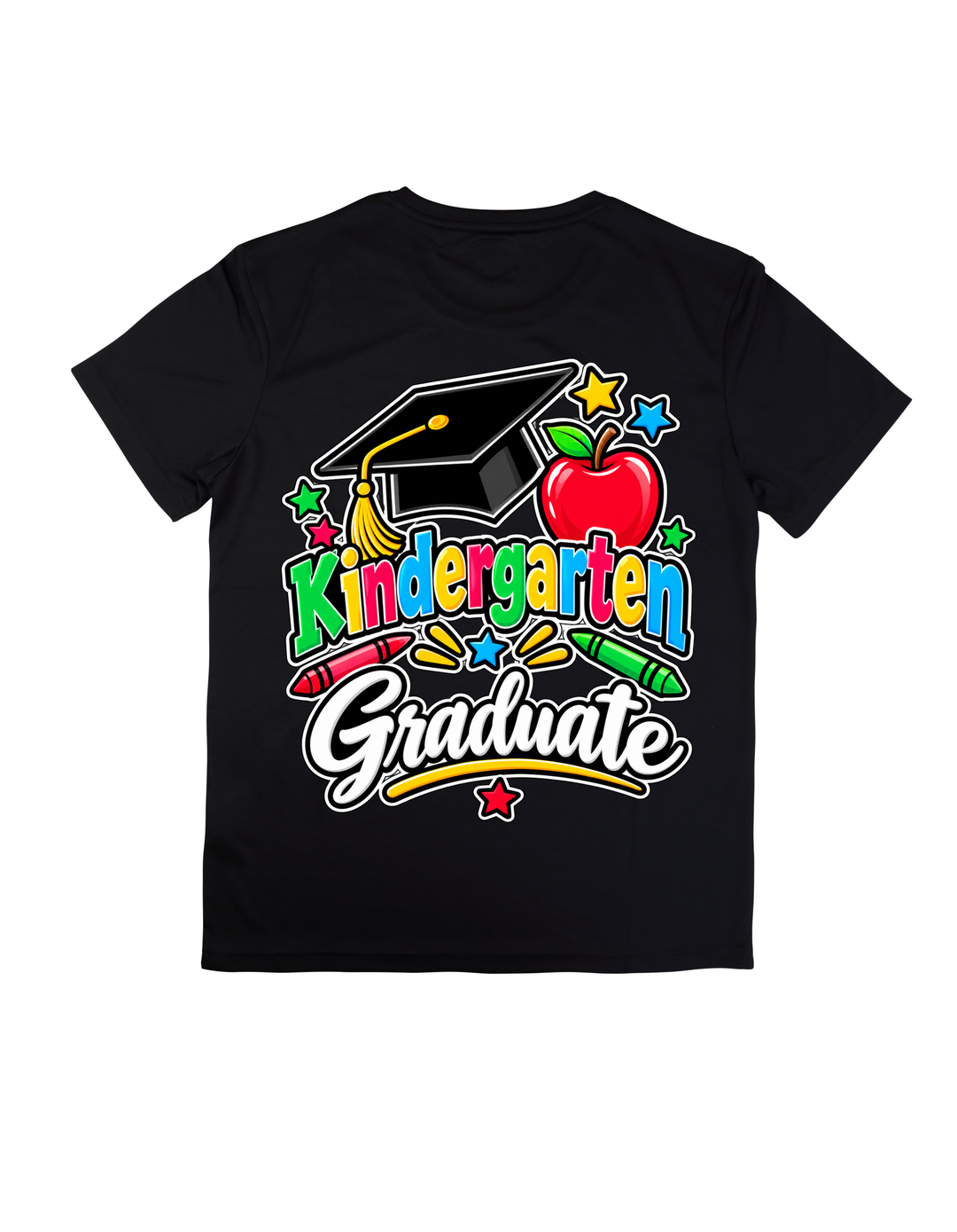 Kindergarten Graduate T-shirt in black