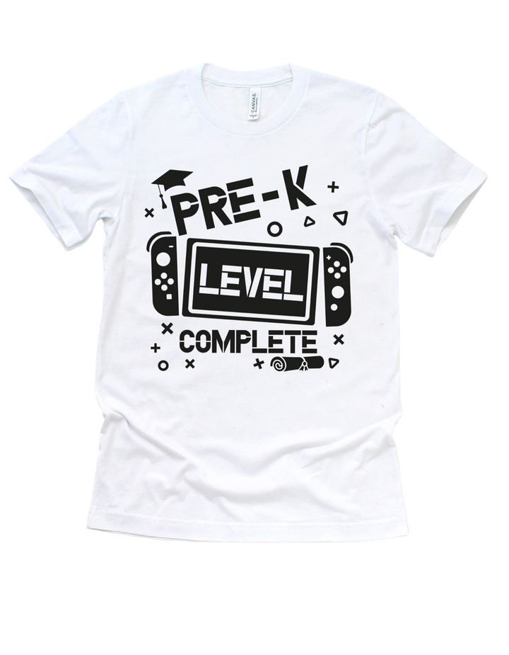 Pre-K Level Complete adult T-shirt in white