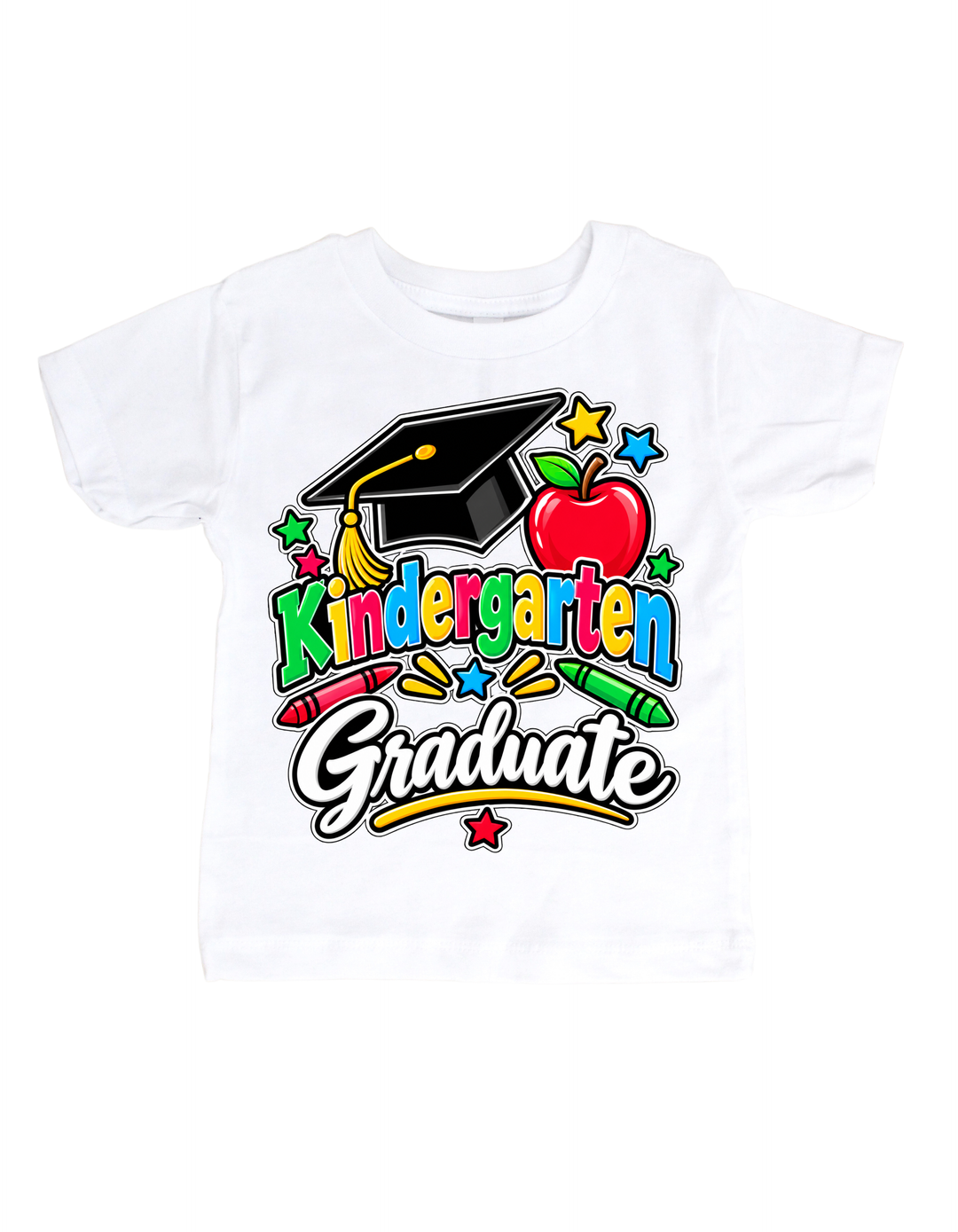 Kindergarten Graduate T-shirt in white