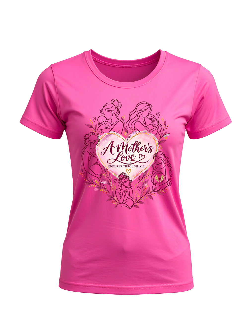 A Mother’s Love Endures Through All T-shirt in pink