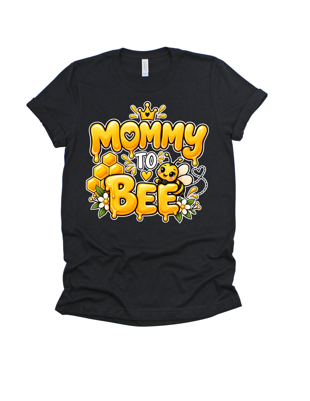 Black Mommy to Bee adult T-shirt