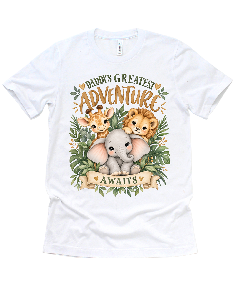 White Daddy's Greatest Adventure Awaits adult T-shirt