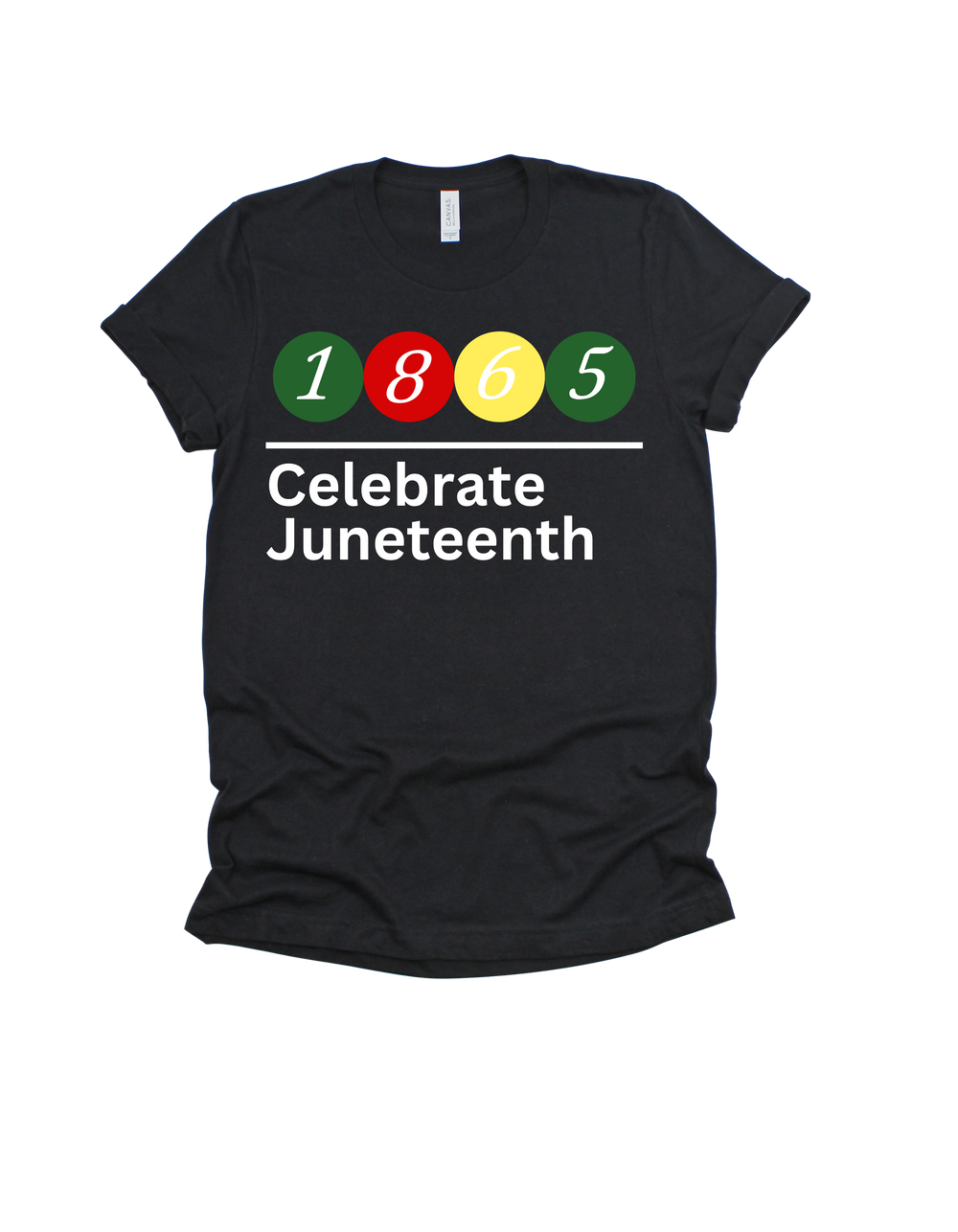 Celebrate Juneteenth T-shirt in black