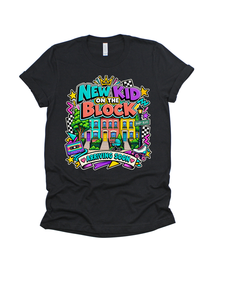 Black New Kid on the Block unisex adult T-shirt