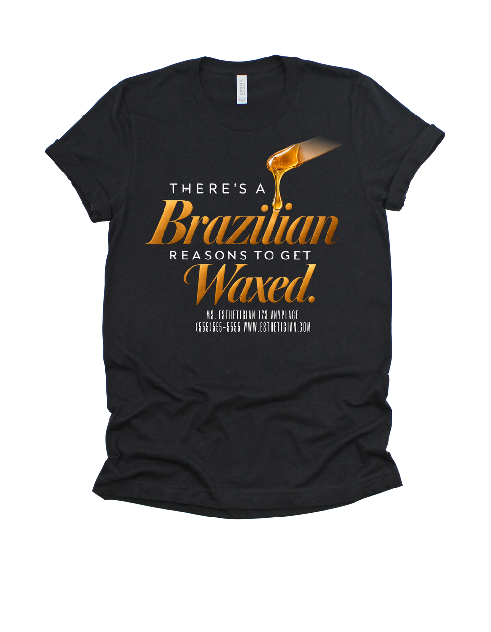 Black There’s a Brazilian Reasons to Get Waxed adult T-shirt