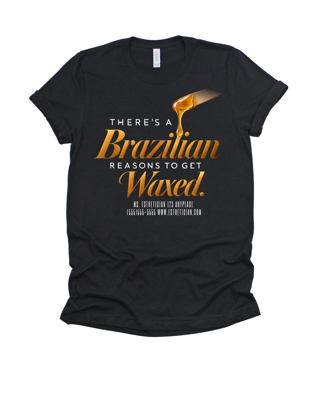 Black There’s a Brazilian Reasons to Get Waxed adult T-shirt