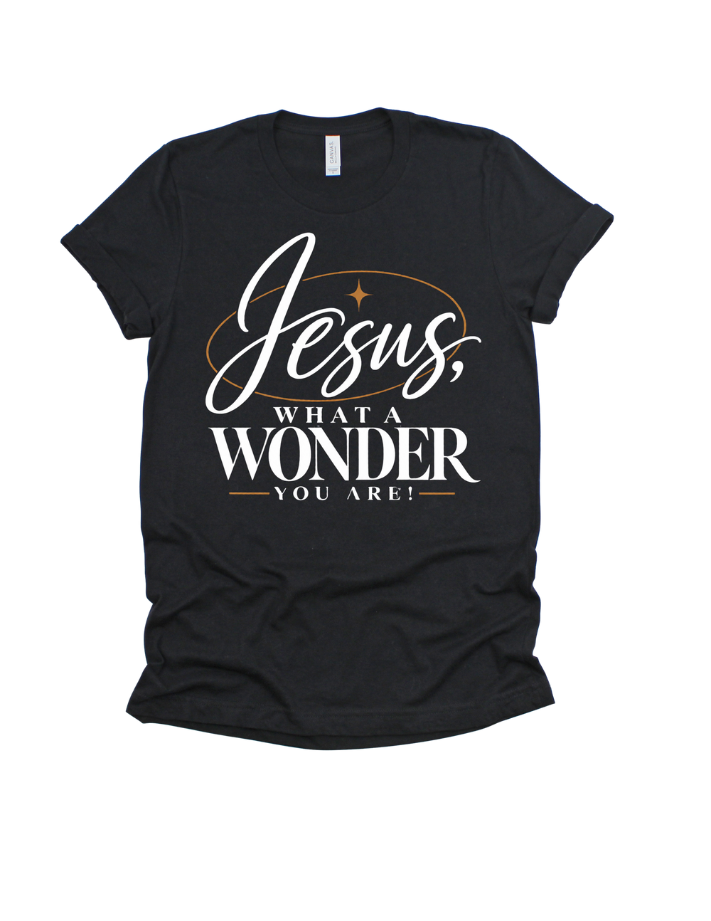 Black Jesus What a Wonder You Are adult T-shirt