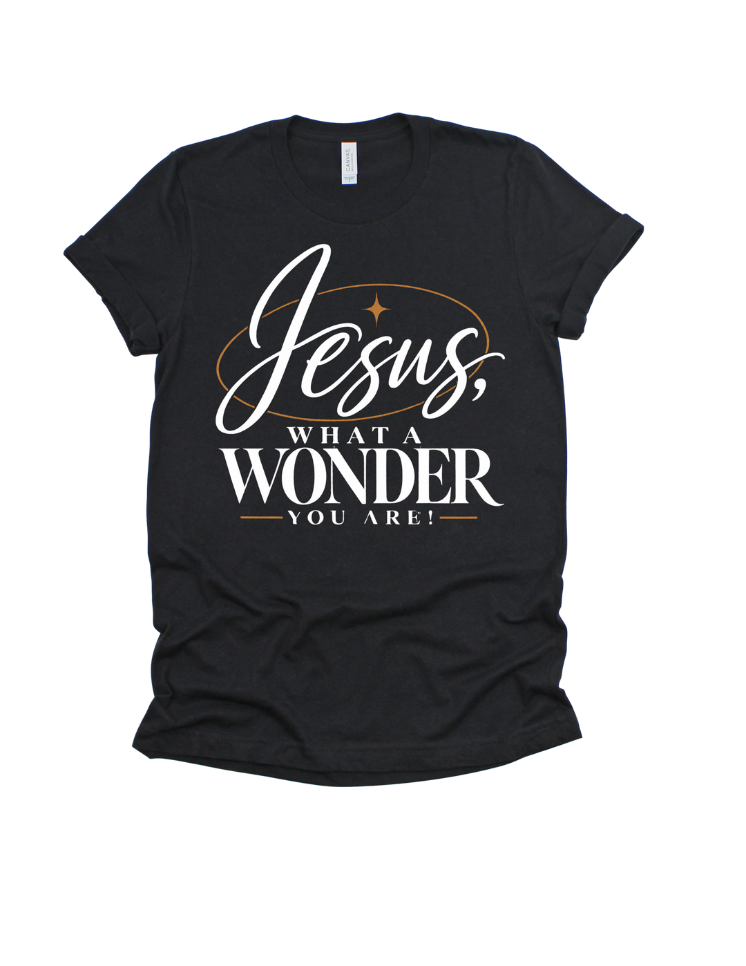 Black Jesus What a Wonder You Are adult T-shirt