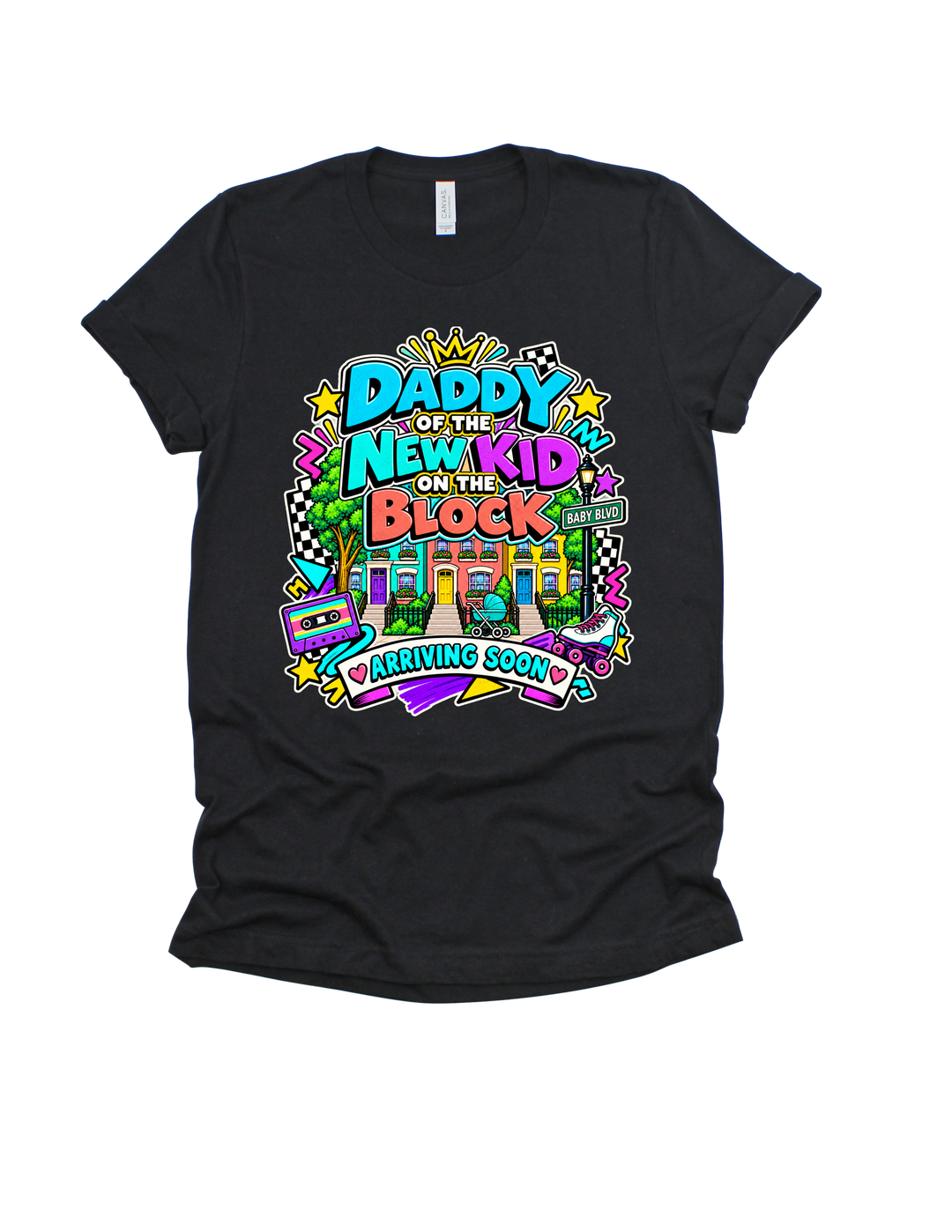 Daddy New Kid on the Block Daddy adult T-shirt