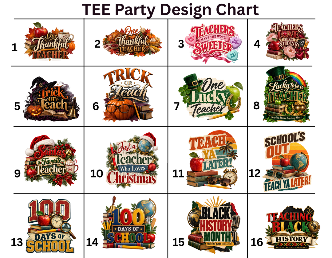 TEE Party Teacher Box