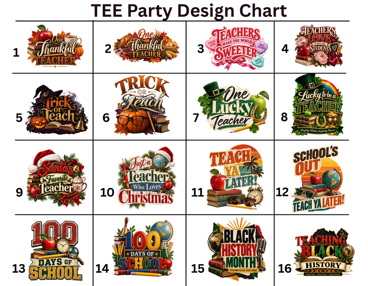TEE Party Teacher Box